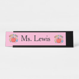 Großartige Arbeit, Lehrer und Schüler Schreibtischnamensplakette