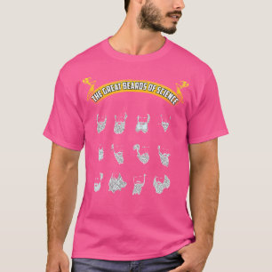 Großartige Bärte der Wissenschaft Nerdiger Wissens T-Shirt