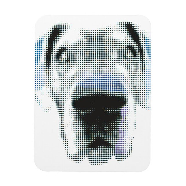 Großartige Dane-Grafik Magnet (Vertikal)