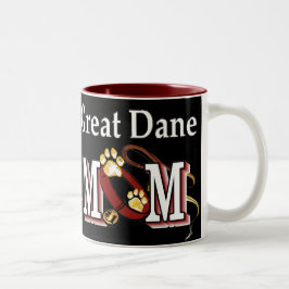 Großartige Dane-Mama-Geschenke Zweifarbige Tasse