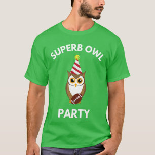 Großartige Eulen-Party Lustige Eulen-Freunde Pun-F T-Shirt