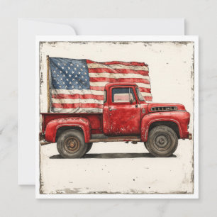 Großartige Flag Expedition: Vintager Ruhm Feiertagskarte