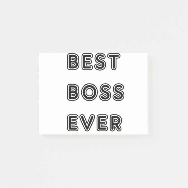 Großartige Geschenke für den besten Boss! Überrasc Post-it Klebezettel (Vorderseite)