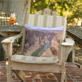 Großartige Grand-Canyon- und Colorado-River-Landsc Kissen