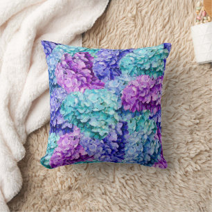 Großartige Hydrangea-Blüten Kissen
