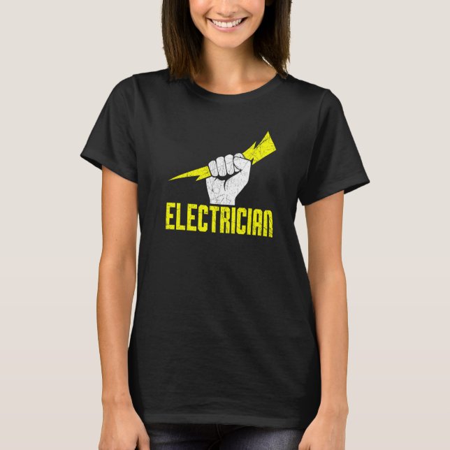 Großartige Idee Männer Elektriker T-Shirt (Vorderseite)