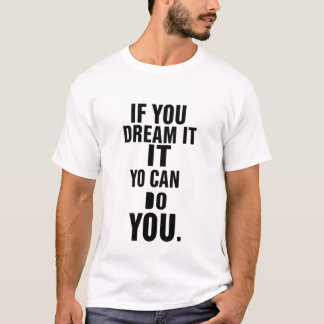 Großartige Inspirations-Typografie-Poster T-Shirt