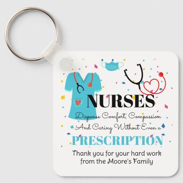 großartige Krankenschwestern wie Sie schätzen Tag Schlüsselanhänger (Vorderseite)