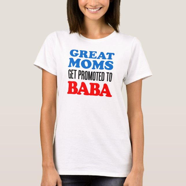 Großartige Mamas für Baba Ukrainische Großmutter T-Shirt (Vorderseite)