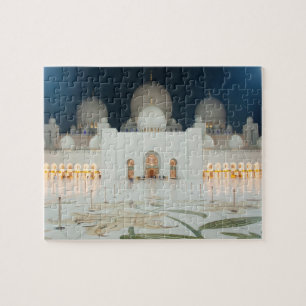 Großartige Moschee, Abu Dhabi, UAE, Arabische Puzzle
