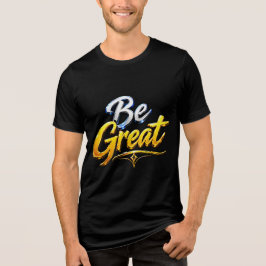 Großartige Motivations-Typografie Tri-Blend Shirt