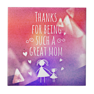 großartige Mutter Fliese