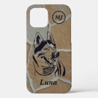 Großartige personalisierbare sibirische Husky iPho