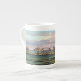 Großartige See-Wiesen - Knochen-China-Tasse Prozellantasse