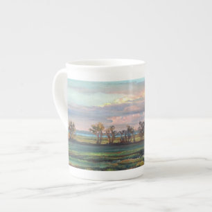 Großartige See-Wiesen - Knochen-China-Tasse Prozellantasse