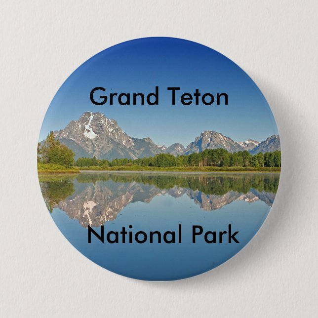 Großartige Teton Nationalpark-Reihe 10 Button (Vorderseite)