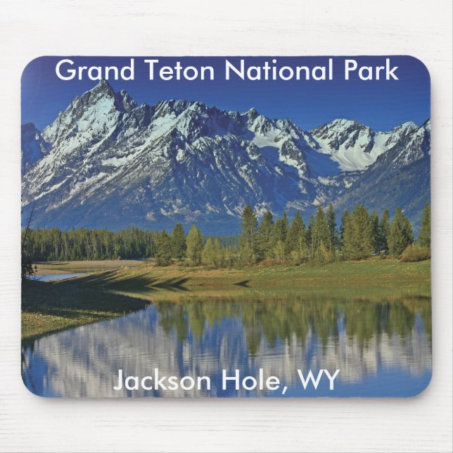 Großartige Teton Nationalpark-Reihe 4 Mousepad (Vorne)