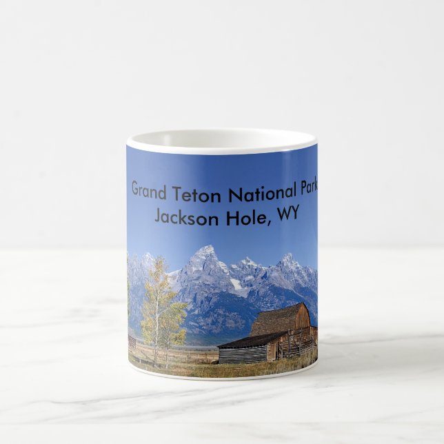Großartige Teton Nationalpark-Reihe 5 Tasse (Mittel)