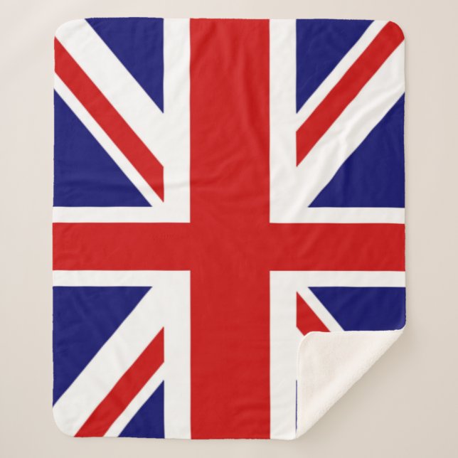 Großartige U.k Flag Gewerkschaft Jack Sherpadecke (Vorderseite)