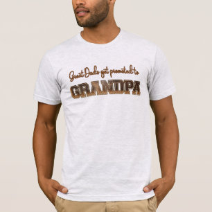 Großartige Väter werden zum Opa im Lederoptik-Stil T-Shirt