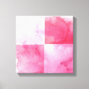 großartige Wasserfarben-Banner für Ihr Design Leinwanddruck