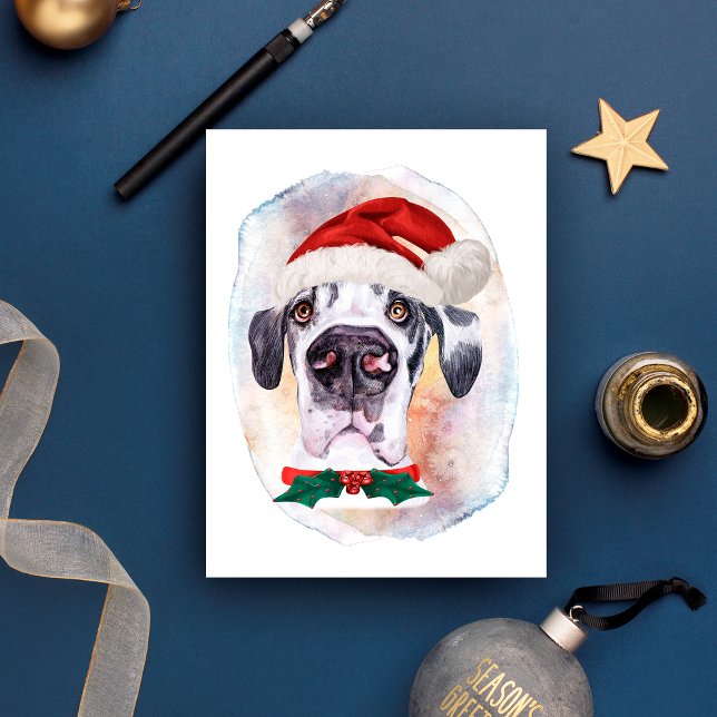 Großartige Weihnachtsgeschenke für Hunde Liebhaber Feiertagspostkarte (Von Creator hochgeladen)