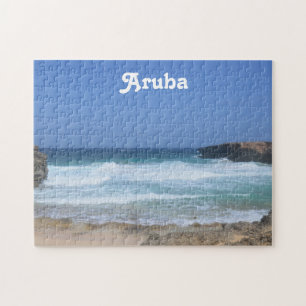 Großartige Wellen in Aruba Puzzle