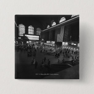 Großartige zentrale Station USA New York City Button