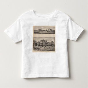 Großartiger Ansicht-Bauernhof, Kansas Kleinkind T-shirt