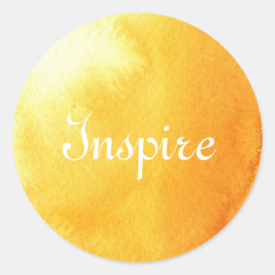 großartiger Aquarellhintergrund - Aquarellbilder 4 Runder Aufkleber