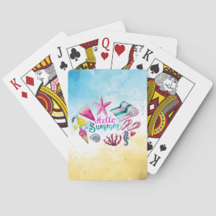 Großartiger Cooler Hallo Sommer Spielkarten