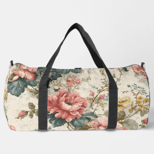 Großartiger europäischer Chintz-Blumenmuster  Duffle Bag