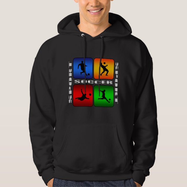 Großartiger Fußball Hoodie (Vorderseite)