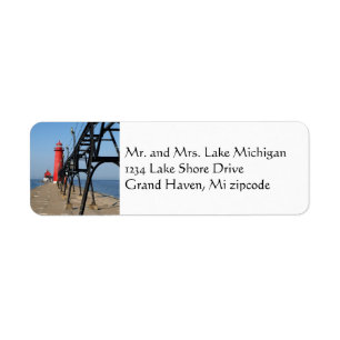 großartiger Hafenmichigan-Leuchtturm