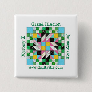 Großartiger Illusions-Button-Rückseitenknopf Button