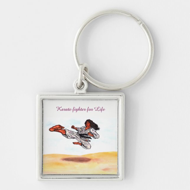 großartiger Karate-Meister Schlüsselanhänger (Vorne)