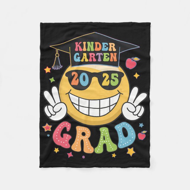 Großartiger Kindergarten-Absolvent Glücklicher Abs Fleecedecke (Vorderseite)
