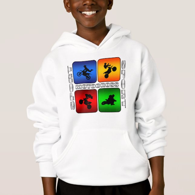 Großartiger Motocross Hoodie (Vorderseite)