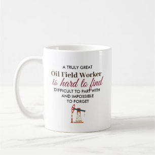 Großartiger Ölfeldbeschäftigter personalisiertes N Kaffeetasse