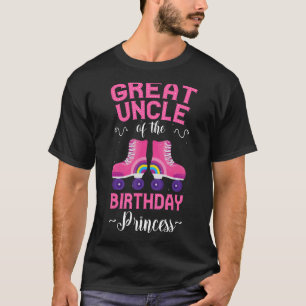 Großartiger Onkel der Skate der Prinzessin Roller T-Shirt