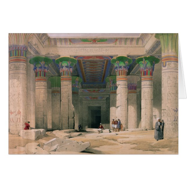 Großartiger Portico des Tempels von Philae, Nubia (Vorderseite (Horizontal))
