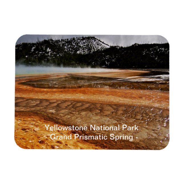 GROSSARTIGER PRISMATISCHER FRÜHLING IN YELLOWSTONE MAGNET (Horizontal)