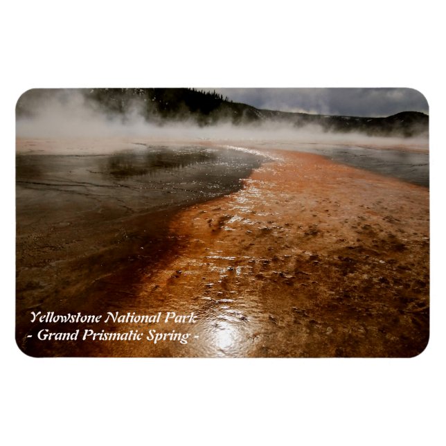 GROSSARTIGER PRISMATISCHER FRÜHLING IN YELLOWSTONE MAGNET (Horizontal)