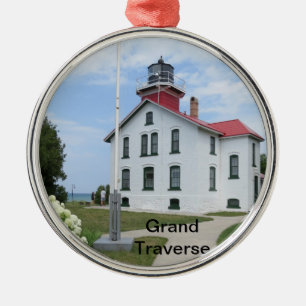 Großartiger Querleuchtturm Ornament Aus Metall