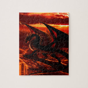 Großartiger Roter Drache Puzzle
