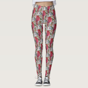 Großartiger Roter Kardinal Leggings