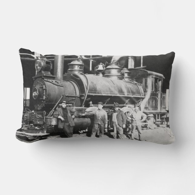 Großartiger Stamm-rundes Haus in Battle-Creek Lendenkissen (Vorderseite)