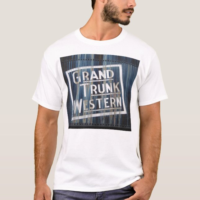 Großartiger Stamm-Western-Eisenbahn-LokomotivMotor T-Shirt (Vorderseite)