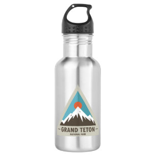 Großartiger Teton Nationalpark Edelstahlflasche