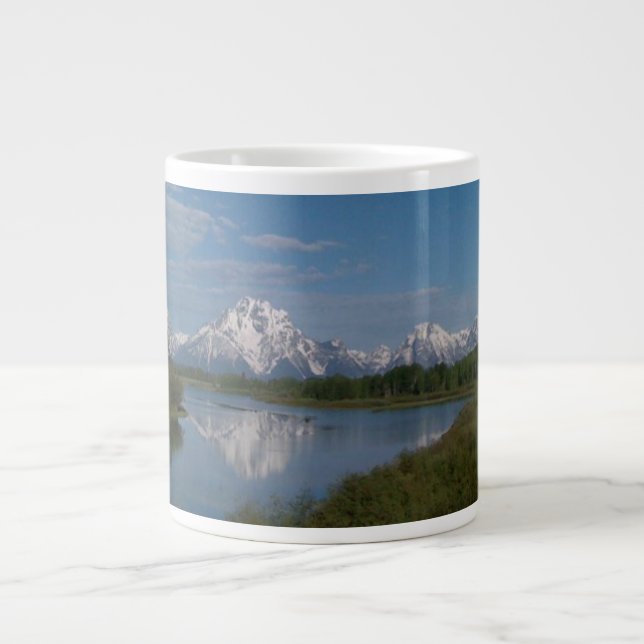 Großartiger Teton Nationalpark Jumbo-Tasse (Vorderseite)